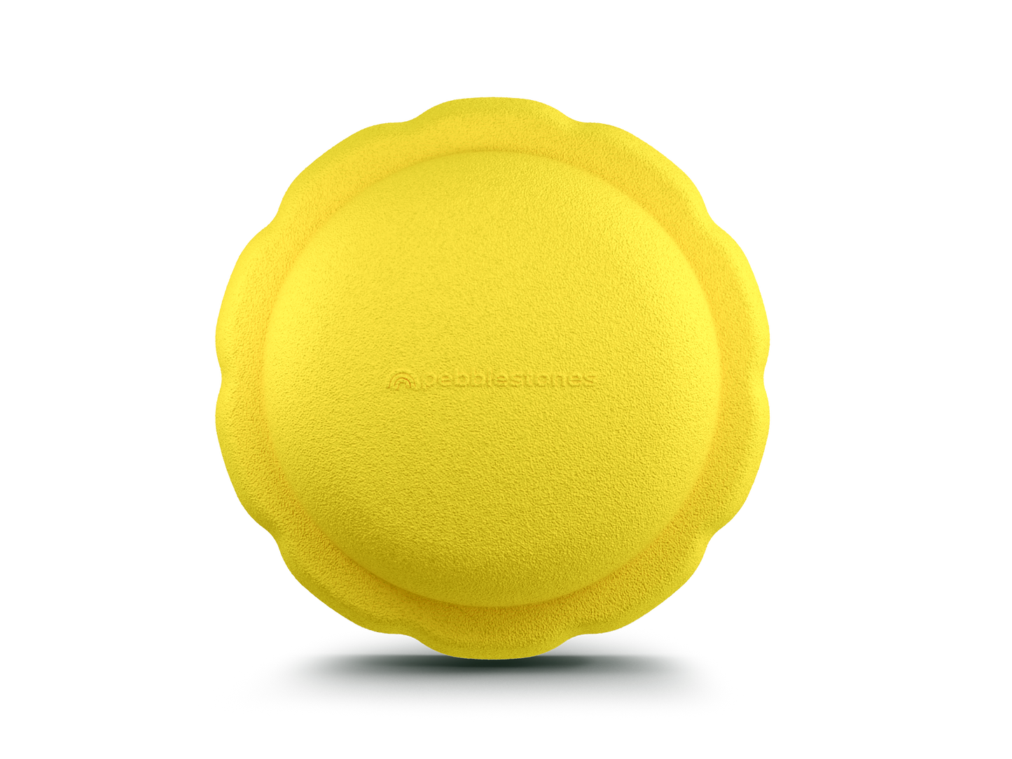 yellow color single versatile fun stacking stone, stepping stone made out of lightweight Expended Polypropylene foam for kids for movement, open ended play, active learning, creativity, exercise, social development, motor development, cognitive development. can be combined with the balance board.