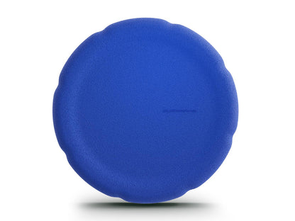 dark blue balance board for workout, exercise, movement, and active play for kids. Used for yoga and physical therapy. Raised edge for extra support. Can be combined with the stacking stones. made of 100% Expended Polypropylene.