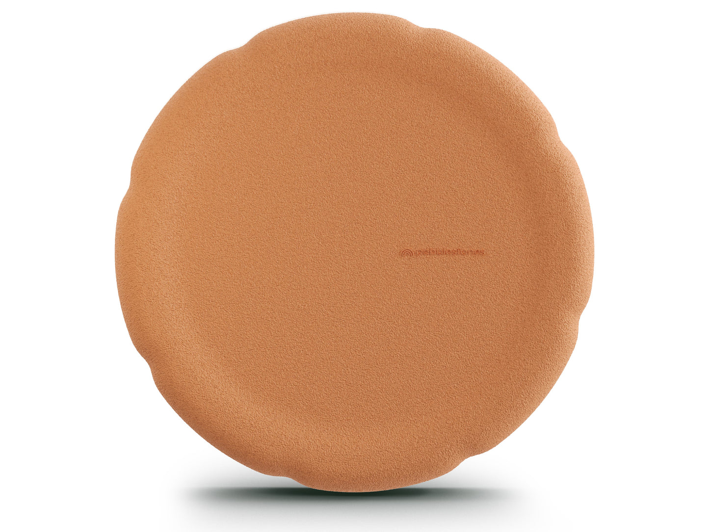 light orange balance board. stackable with the classic pebblestones. White Background.