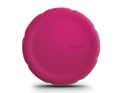 dragon fruit balance board for workout, exercise, movement, and active play for kids. Used for yoga and physical therapy. Raised edge for extra support. Can be combined with the stacking stones. made of 100% Expended Polypropylene.