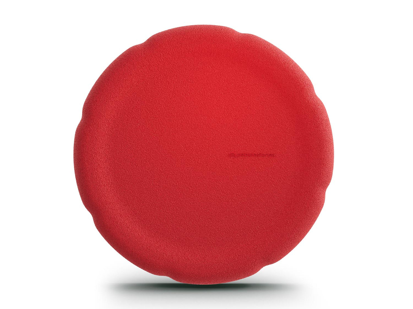 red balance board for workout, exercise, movement, and active play for kids. Used for yoga and physical therapy. Raised edge for extra support. Can be combined with the stacking stones. made of 100% Expended Polypropylene.
